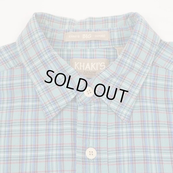 画像4: 90's KHAKI'S by ARROW S/S レギュラーカラーシャツ "BIG OXFORD" (4)