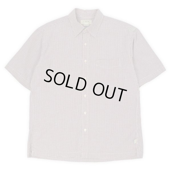 画像1: 00's J.CREW S/S シアサッカー ボックスシャツ (1)