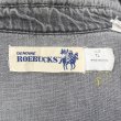 画像2: 80's ROEBUCKS 先染めブラックデニム ウエスタンシャツ "MADE IN USA" (2)