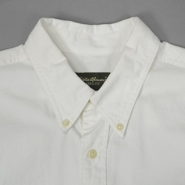 画像3: 00's Eddie Bauer S/S ボタンダウンシャツ (3)