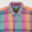 画像3: 90's Eddie Bauer S/S ボタンダウンシャツ "Superior Madras" (3)