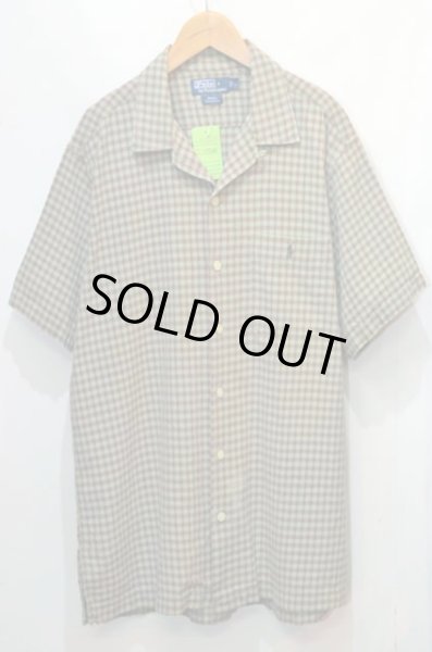 画像1: 90's POLO Ralph Lauren オープンカラーシャツ “ADAMS” (1)