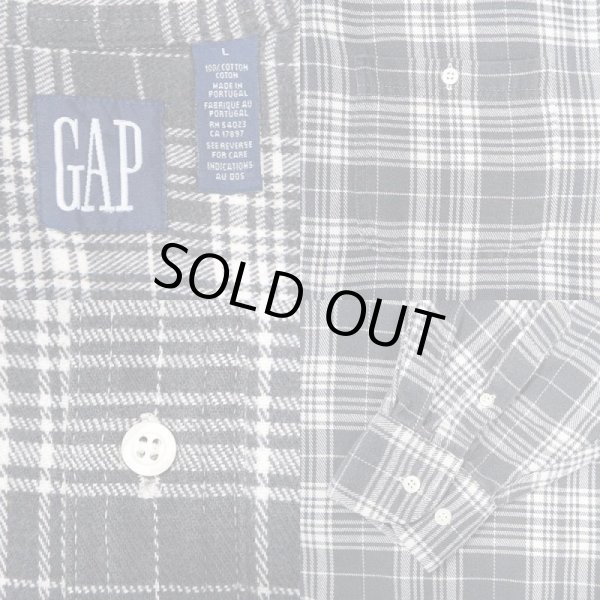 画像3: 90's OLD GAP ヘビーネルシャツ (3)