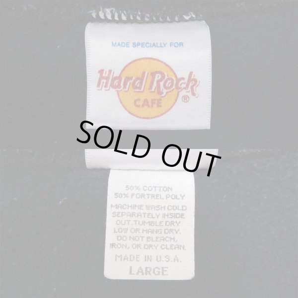 画像2: 90's Hard Rock Cafe ロゴプリントスウェット “MADE IN USA” (2)
