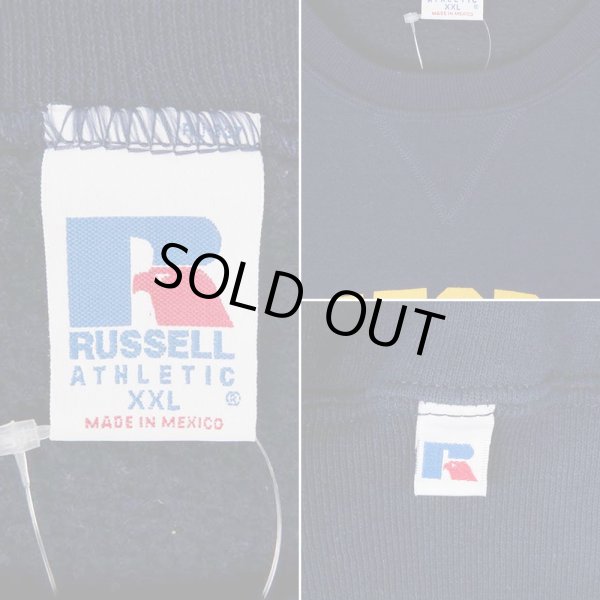 画像2: 90-00's RUSSELL カレッジプリント スウェット "sizeXXL" (2)