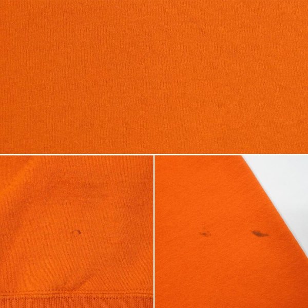 画像4: 90-00's RUSSELL 前V ブランクスウェット "ORANGE" (4)