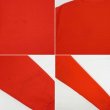 画像4: Early 80's RUSSELL 前V ブランクスウェット "MADE IN USA / VERMILION RED" (4)