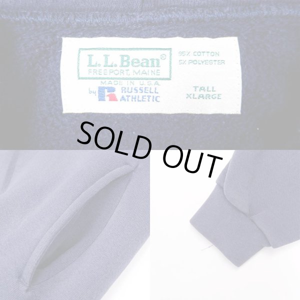 画像3: 90's L.L.Bean × Russell ヘンリーネックスウェットパーカー "MADE IN USA" (3)