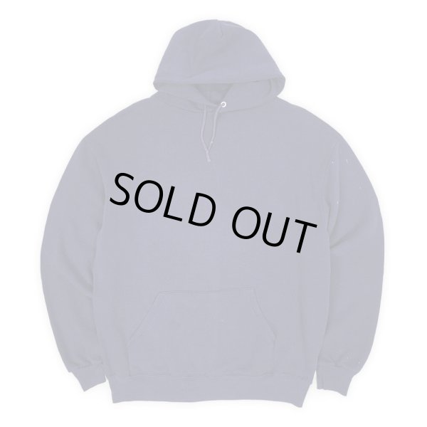 画像1: 90's JERZEES ブランクスウェットパーカー "FADE NAVY / MADE IN USA" (1)