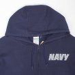 画像3: 00's US.NAVY フルジップ スウェットパーカー "MADE IN USA" (3)