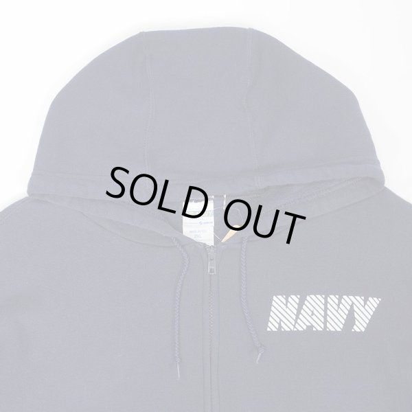 画像3: 00's US.NAVY フルジップ スウェットパーカー "MADE IN USA" (3)