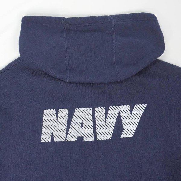 画像4: 00's US.NAVY フルジップ スウェットパーカー "MADE IN USA" (4)