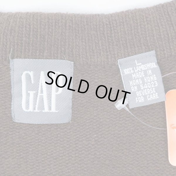 画像2: 90's OLD GAP ウールカーディガン (2)