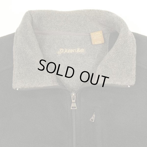 画像3: 00's ST JOHN'S BAY フリースベスト “BLACK” (3)
