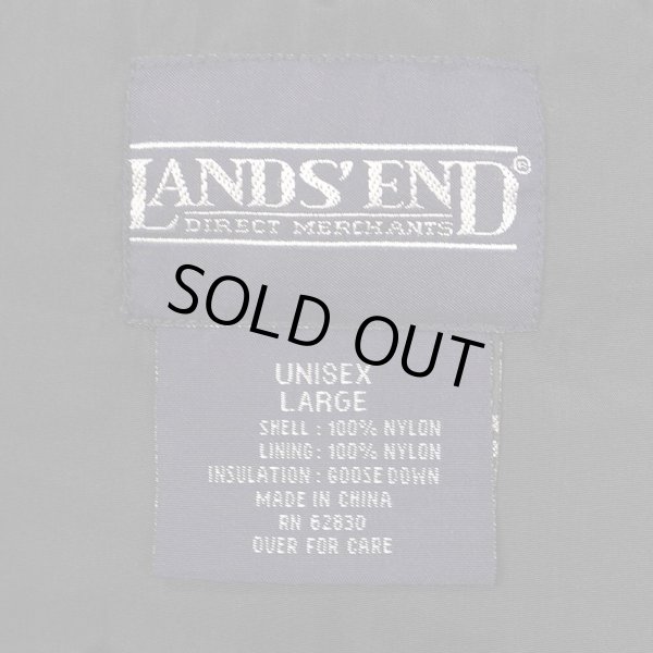 画像2: 90's LANDS' END ダウンベスト "BLACK" (2)