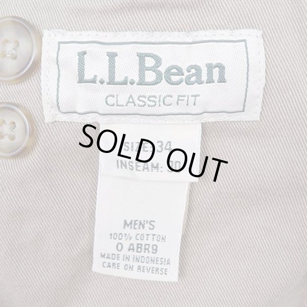 画像3: 00's L.L.Bean 2タック 太畝コーデュロイトラウザー “W34 L30” (3)