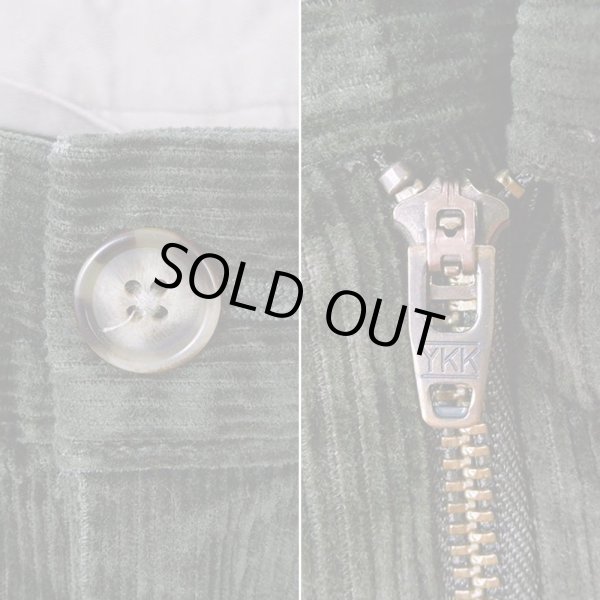 画像4: 00's L.L.Bean 2タック 太畝コーデュロイトラウザー “W34 L30” (4)