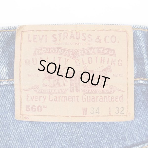 画像3: Late 90's Levi's 560 デニムパンツ "LOOSE FIT / W34 L32" (3)