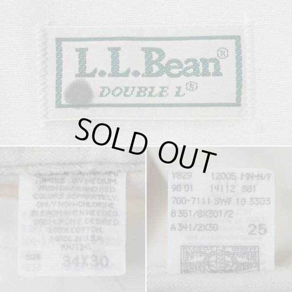 画像3: 90's L.L.Bean 5ポケット コットンパンツ "DOUBLE L / MADE IN USA" (3)