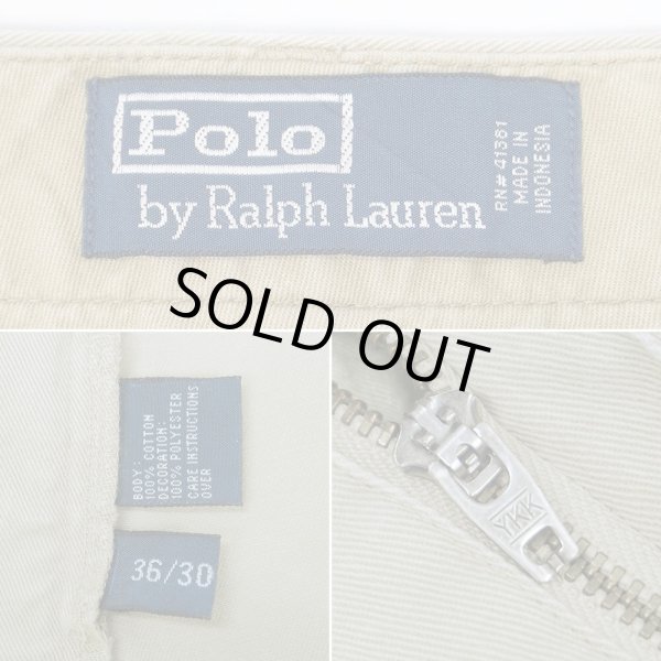 画像3: 90's Polo Ralph Lauren 総柄刺繍 チノトラウザー "W36 L30" (3)