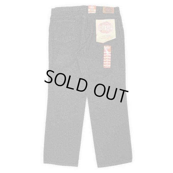 画像1: 00's RED KAP 先染めブラックデニムパンツ "DEADSTOCK / W36 L30" (1)