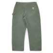 画像2: 00's Carhartt ダブルニー ダックペインターパンツ "MOS / MADE IN USA / W33 L27相当" (2)