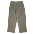 画像1: 00's BASIC EDITIONS 2タック チノトラウザー "W32 L30 / KHAKI / DEADSTOCK" (1)
