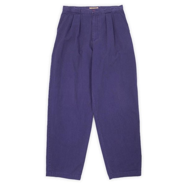 画像1: 90's GUESS 2タック チノトラウザー "W33 L32" (1)