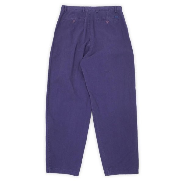 画像2: 90's GUESS 2タック チノトラウザー "W33 L32" (2)