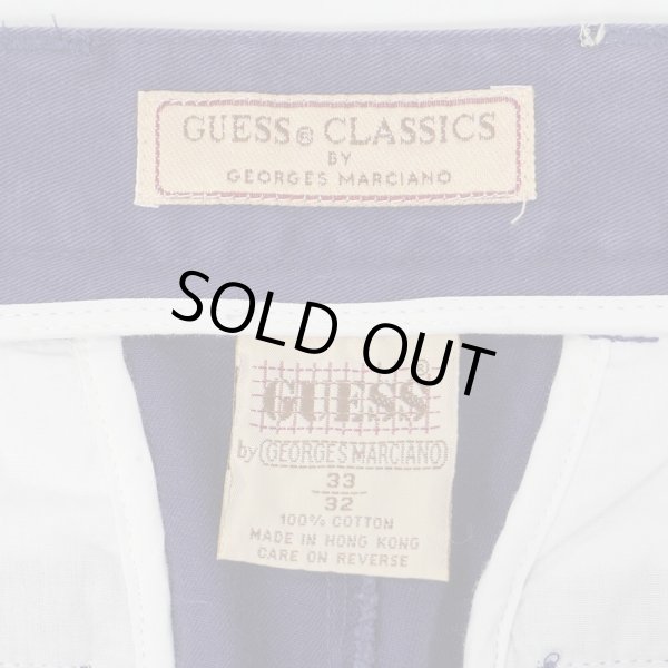 画像3: 90's GUESS 2タック チノトラウザー "W33 L32" (3)