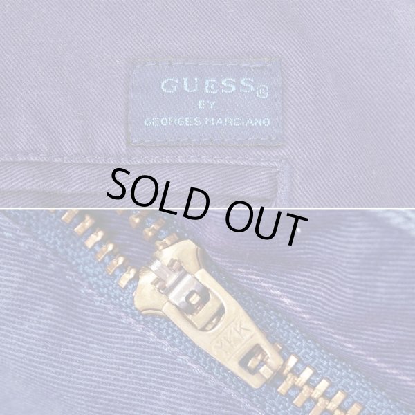 画像4: 90's GUESS 2タック チノトラウザー "W33 L32" (4)