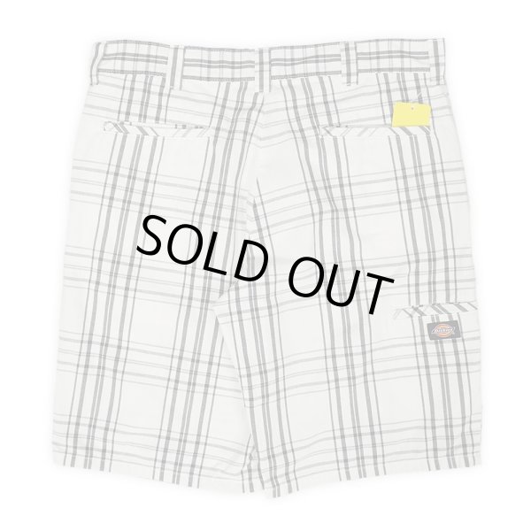 画像2: 00's Dickies ワークショーツ "BLACK Plaid" (2)
