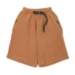 画像1: 90's STEEL BRIDGE ピケスウェット ショーツ "ORANGE / MADE IN USA / DEADSTOCK" (1)