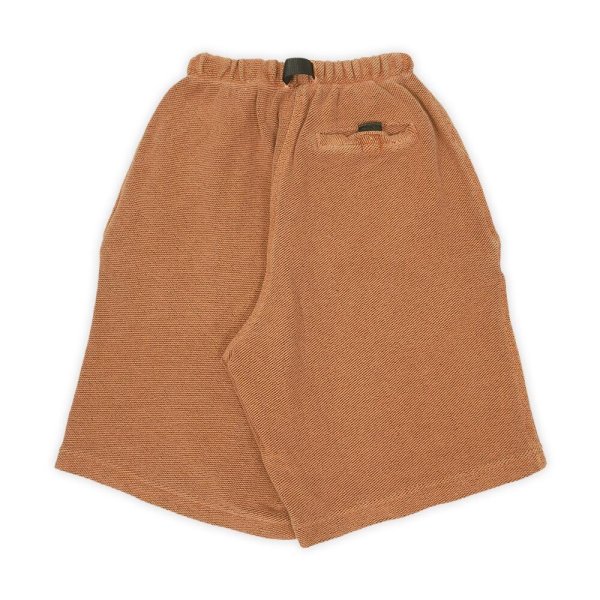 画像2: 90's STEEL BRIDGE ピケスウェット ショーツ "ORANGE / MADE IN USA / DEADSTOCK" (2)