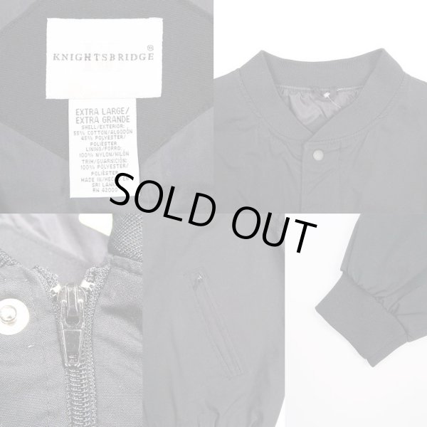 画像3: 90's KNIGHT BRIDGE キャップショルダージャケット "BLACK" (3)