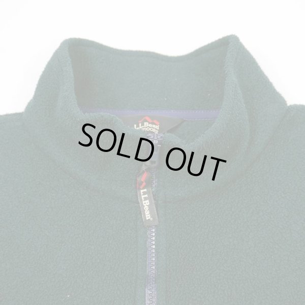 画像4: 00's L.L.Bean OUTDOORS ハーフジップ フリースジャケット (4)