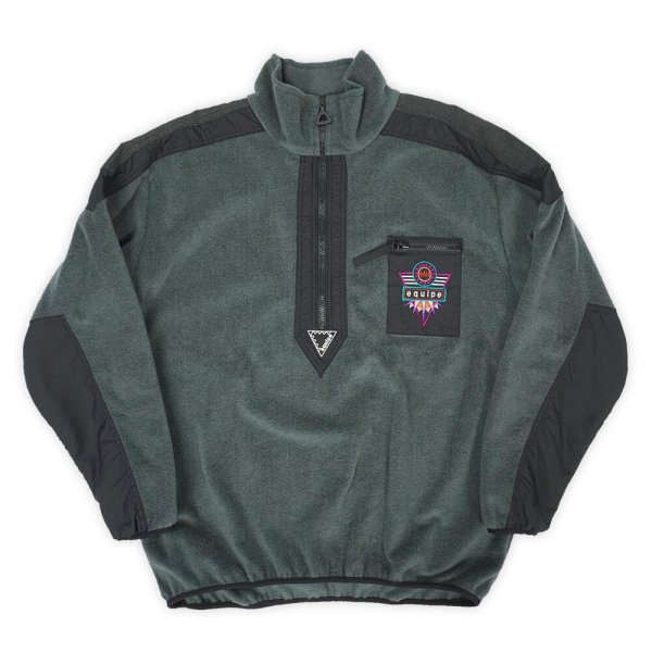 画像1: 90's HELLY HANSEN EQUIPE プルオーバーフリースジャケット "MADE IN USA" (1)