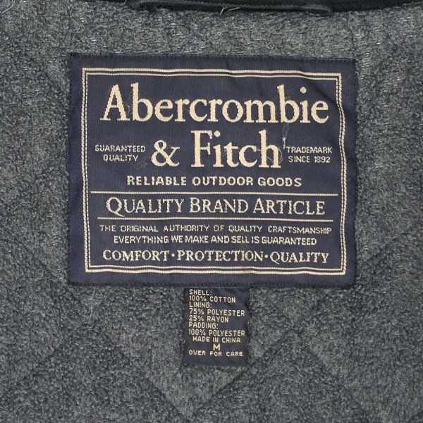 画像2: 90's ABERCROMBIE & FITCH 太畝コーデュロイジャケット "BLACK" (2)