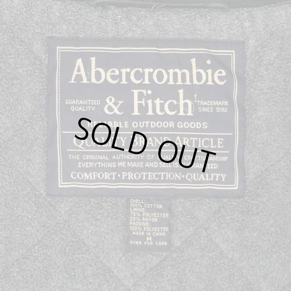 画像2: 90's ABERCROMBIE & FITCH 太畝コーデュロイジャケット "BLACK" (2)