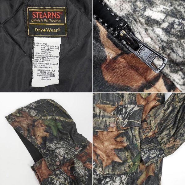 画像2: 90's STEARNS リアルツリーカモ柄 マウンテンパーカー (2)