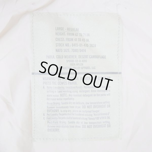 画像3: 00's US.ARMY 3C デザートカモ柄 GORE-TEX PARKA "DEADSTOCK / LARGE-REGULAR" (3)