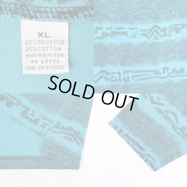 画像3: 90's unknown 総柄 ポケット付き L/S カットソー (3)