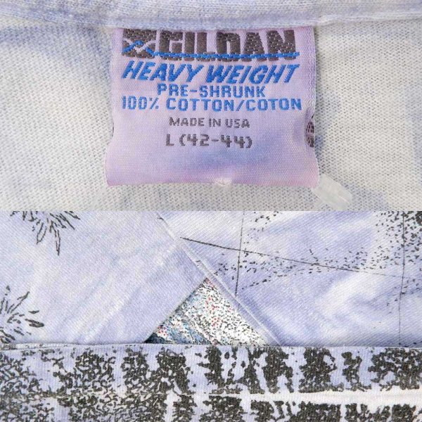 画像3: 90's ALASKA オールオーバープリントTシャツ "MADE IN USA" (3)