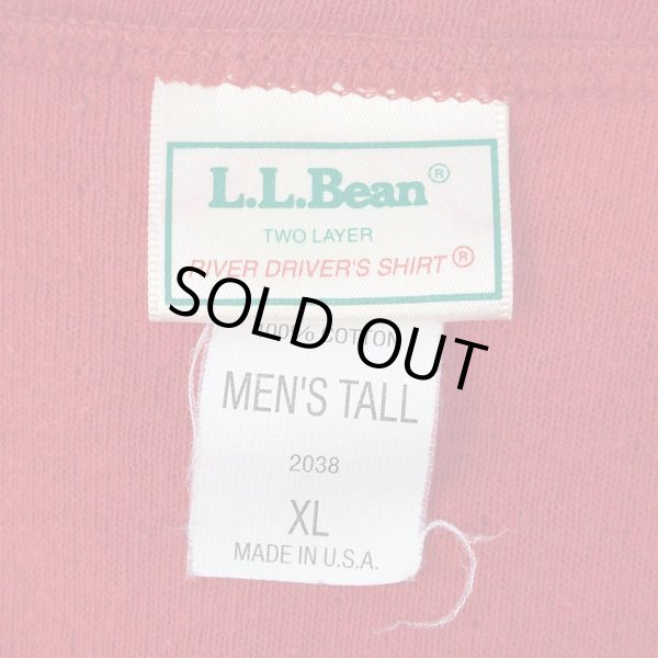 画像2: 80's L.L.Bean ヘンリーネックカットソー "RIVER DRIVER'S SHIRT / MADE IN USA" (2)