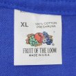 画像2: 80's Fruit of the loom ポケットTシャツ "DEADSTOCK / BLUE / MADE IN USA" (2)