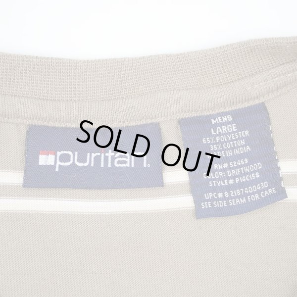 画像2: 90's Puritan マルチボーダー ポケットTシャツ (2)