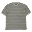 画像1: 00's Weekends off マルチボーダー柄 ヘンリーネック ポケットTシャツ (1)