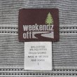 画像2: 00's Weekends off マルチボーダー柄 ヘンリーネック ポケットTシャツ (2)