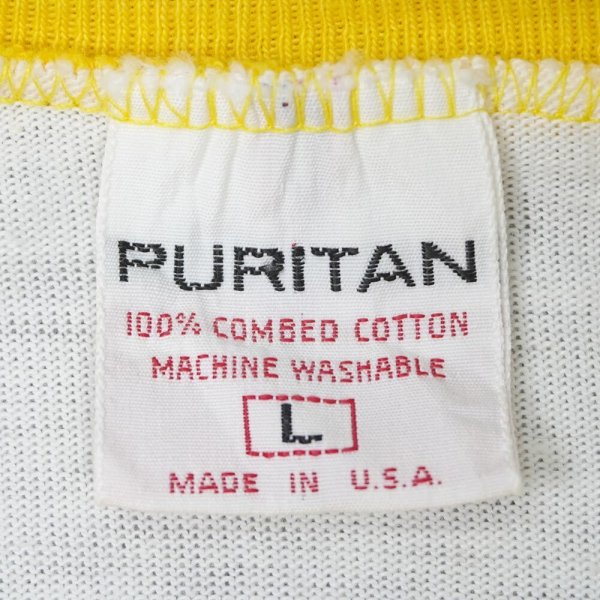 画像2: 70's Puritan ワイドボーダーTシャツ “MADE IN USA” (2)