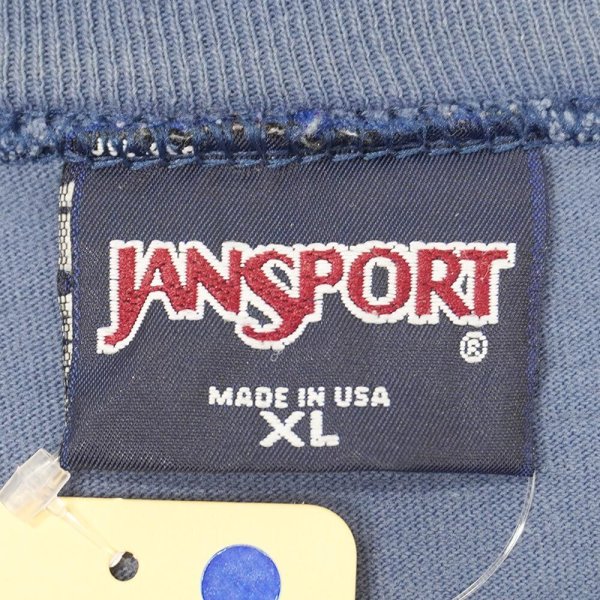 画像3: 90's JANSPORT 両面プリントTシャツ "MADE IN USA / FADE BLUE" (3)
